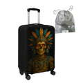 WanderWraps Spendex Polyester Protective Luggage Cover | Hard Luggage Trolley Bag Cover | Washable | Dust Proof | Stretchable | Aztec