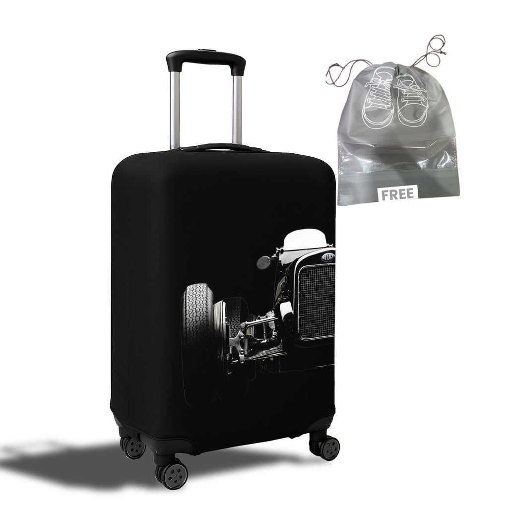 WanderWraps Spendex Polyester Protective Luggage Cover | Hard Luggage Trolley Bag Cover | Washable | Dust Proof | Stretchable | Legacyy