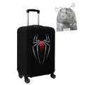 WanderWraps Spendex Polyester Protective Luggage Cover | Hard Luggage Trolley Bag Cover | Washable | Dust Proof | Stretchable | L - 28 inch | Crimsonn Web