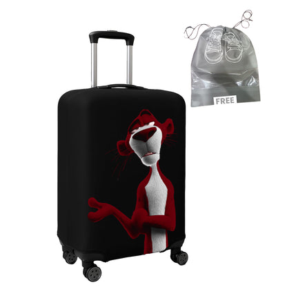 WanderWraps Spendex Polyester Protective Luggage Cover | Hard Luggage Trolley Bag Cover | Washable | Dust Proof | Stretchable | S - 20 inch | Moody Crimson_