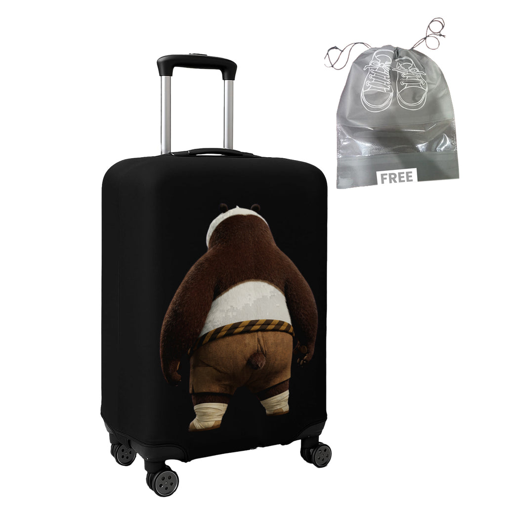 WanderWraps Spendex Polyester Protective Luggage Cover | Hard Luggage Trolley Bag Cover | Washable | Dust Proof | Stretchable | Pandaa-Drip